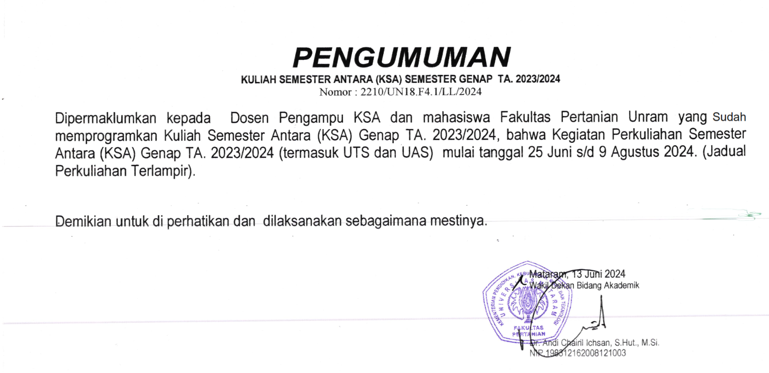 KSA Genap 2023-2024 Fpunram