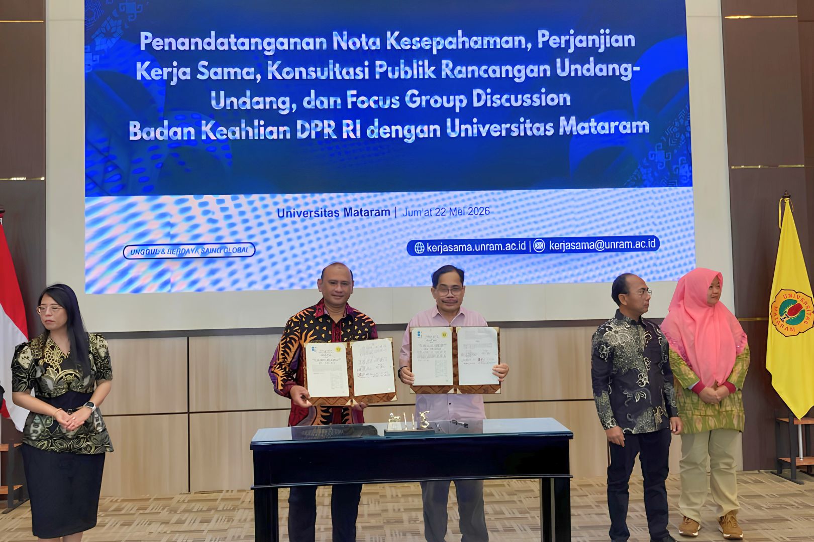 Kolaborasi Strategis Faperta Unram dan DPR RI Dorong Pengembangan Riset dan Kebijakan Publik