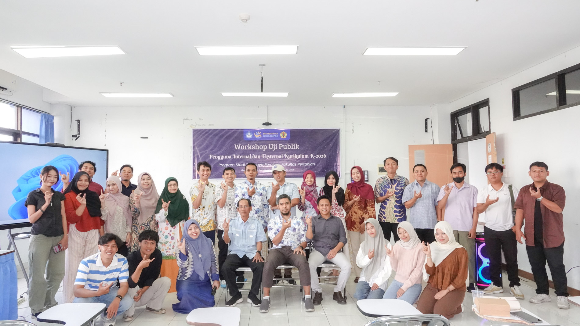 Program Studi Budidaya Perairan Fakultas Pertanian Unram Gelar Workshop Uji Publik Kurikulum K-2026