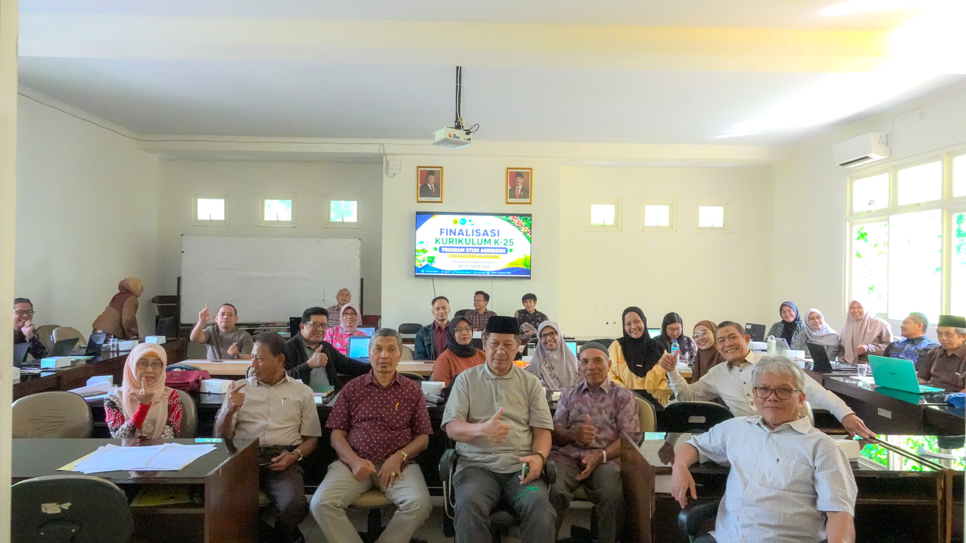Program Studi Agribisnis Fakultas Pertanian Unram Finalisasi Kurikulum K-25 untuk Perkuat Mutu Lulusan