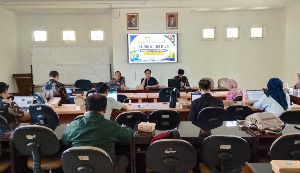 Program Studi Agribisnis Gelar Rapat Penyusunan RTP dan RPS Kurikulum K25