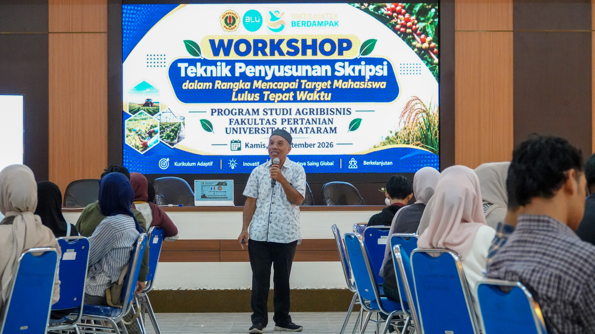 Tingkatkan Kesiapan Akademik Mahasiswa, Program Studi Agribisnis Gelar Workshop Teknik Penyusunan Skripsi