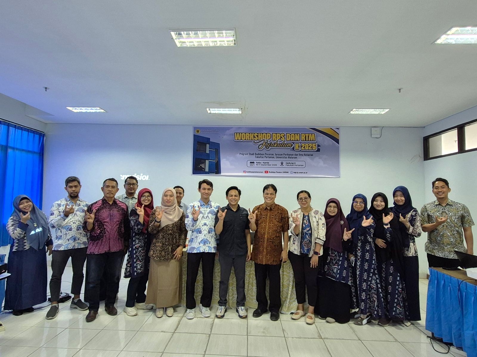 Program Studi Budidaya Perairan Gelar Rapat Penyusunan RPS dan RTS Kurikulum K25